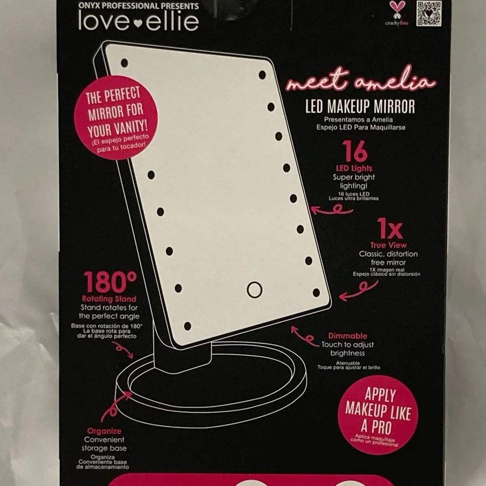 Onyx Love Ellie LED Vanity Makeup Mirror